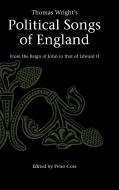 Thomas Wright's Political Songs of England di Thomas Wright edito da Cambridge University Press