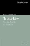 Trusts Law di Graham Moffat edito da Cambridge University Press