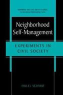 Neighborhood Self-Management di Hillel Schmid edito da Springer US