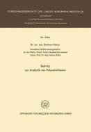 Beitrag zur Analytik von Polyesterfasern di Dietmar Nissen edito da VS Verlag für Sozialwissenschaften