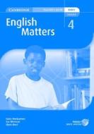 English Matters Grade 4 Teacher's Edition di Karen Montgomery, Sue Ollerhead, Glynis Lloyd edito da CAMBRIDGE