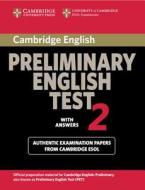 Cambridge Preliminary English Test 2 Student's Book with Answers di Cambridge ESOL edito da Cambridge University Press