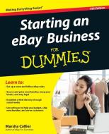 Starting an eBay Business For Dummies di Marsha Collier edito da John Wiley & Sons