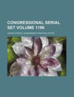 Congressional Serial Set Volume 1196 di United States Government Office edito da Rarebooksclub.com