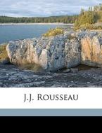 J.j. Rousseau di P. J. 1853-1907 Mbius, P. J. 1853-1907 Mobius edito da Nabu Press