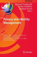 Privacy and Identity Management edito da Springer International Publishing