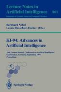 KI-94: Advances in Artificial Intelligence edito da Springer Berlin Heidelberg