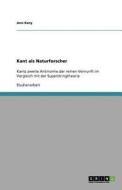 Kant Als Naturforscher di Jens Kany edito da Grin Publishing