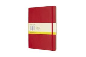 Moleskine Scarlet Red Extra Large Squared Notebook Soft edito da Moleskine