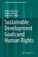 Sustainable Development Goals and Human Rights edito da Springer International Publishing