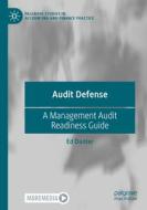 Audit Defense di Ed Danter edito da Springer Nature Switzerland AG