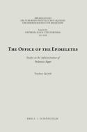 The Office of the Epimeletes di Haytham Qandeil edito da Brill I  Schoeningh