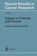 Fatigue in Patients with Cancer di Agnes Glaus edito da Springer Berlin Heidelberg