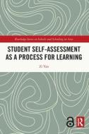 Student Self-Assessment As A Process For Learning di Zi Yan edito da Taylor & Francis Ltd