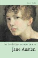 The Cambridge Introduction To Jane Austen di Janet Todd edito da Cambridge University Press
