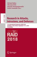 Research in Attacks, Intrusions, and Defenses edito da Springer-Verlag GmbH