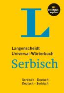 Langenscheidt Universal-Wörterbuch Serbisch edito da Langenscheidt bei PONS