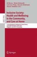 Inclusive Society: Health and Wellbeing in the Community, and Care at Home edito da Springer Berlin Heidelberg
