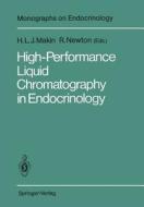 High-Performance Liquid Chromatography in Endocrinology edito da Springer Berlin Heidelberg