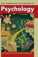 The Cambridge Dictionary of Psychology edito da Cambridge University Press