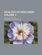 Geology of Wisconsin Volume 3; Survey of 1873-1879 di Wisconsin Chief Geologist edito da Rarebooksclub.com