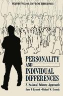 Personality and Individual Differences di Michael Eysenck edito da Springer US