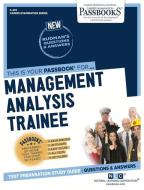 Management Analysis Trainee di National Learning Corporation edito da National Learning Corp