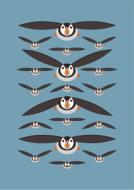 Flying Puffins A5 Hardback Notebook di I Like Birds edito da Quadrille Publishing Ltd