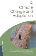 Climate Change and Adaptation edito da Taylor & Francis Ltd