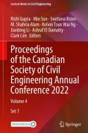 Proceedings of the Canadian Society of Civil Engineering Annual Conference 2022 edito da Springer Nature Switzerland