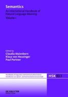 Semantics. Volume 1 edito da Walter de Gruyter