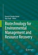 Biotechnology for Environmental Management and  Resource Recovery edito da Springer, India, Private Ltd