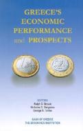 Greece's Economic Perfomance and Prospects di Ralph C. Bryant edito da Brookings Institution Press