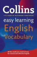 Easy Learning English Vocabulary di Collins Dictionaries edito da Harpercollins Publishers