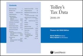Tolley\'s Tax Data di Kevin Walton edito da Lexisnexis Uk