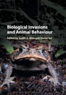 Biological Invasions And Animal Behaviour edito da Cambridge University Press