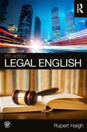Legal English di Rupert Haigh edito da Taylor & Francis Ltd.