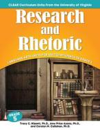 Research and Rhetoric: Language Arts Units for Gifted Students in Grade 5 di Amy Price Azano, Tracy Missett, Carolyn Callahan edito da PRUFROCK PR