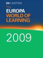 The Europa World of Learning 2009 di Europa Publications edito da Routledge