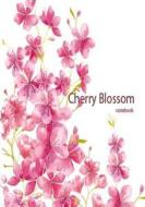 Cherry Blossom Notebook: Water Color Flora Background, Welcome Spring Blank Book for Writing, Doodling and Drawing, 7x10 Inch, White Paper, Mat di Passionate Book Publishing edito da Createspace Independent Publishing Platform