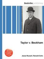 Taylor V. Beckham di Jesse Russell, Ronald Cohn edito da Book On Demand Ltd.