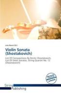 Violin Sonata (shostakovich) edito da Crypt Publishing
