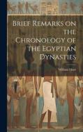 Brief Remarks on the Chronology of the Egyptian Dynasties di William Mure edito da LEGARE STREET PR