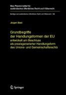 Grundbegriffe der Handlungsformen der EU di Jürgen Bast edito da Springer Berlin Heidelberg