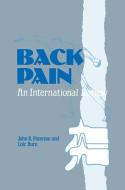 Back Pain di L. Burn, J. K. Paterson edito da Springer Netherlands