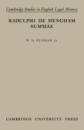 Summae di Hengham Radulphi De, Radulphi de Hengham edito da Cambridge University Press