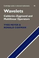 Wavelets di Yves Meyer, Ronald Coifman edito da Cambridge University Press