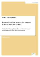 Interne Projektgruppen oder externe Unternehmensberatung? di Jochen Schulte-Mattler edito da Diplom.de