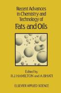 Recent Advances in Chemistry and Technology of Fats and Oils edito da Springer Netherlands