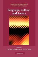 Language, Culture, and Society edito da Cambridge University Press